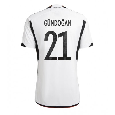 Deutschland Ilkay Gundogan #21 Heimtrikot WM 2022 Kurzarm
